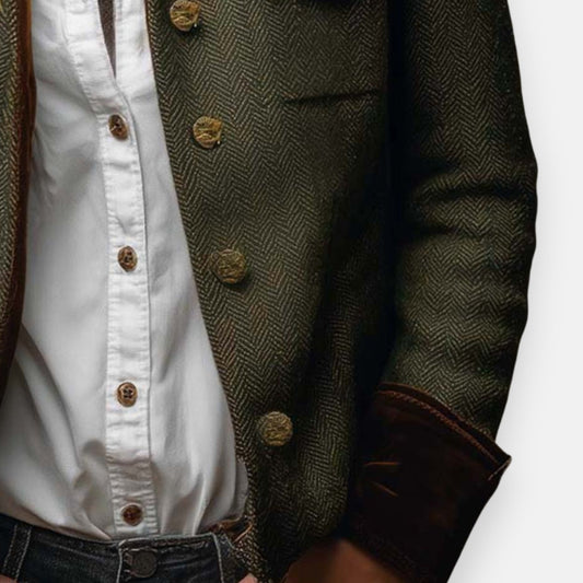 ELARA VELVET TWEED BLAZER