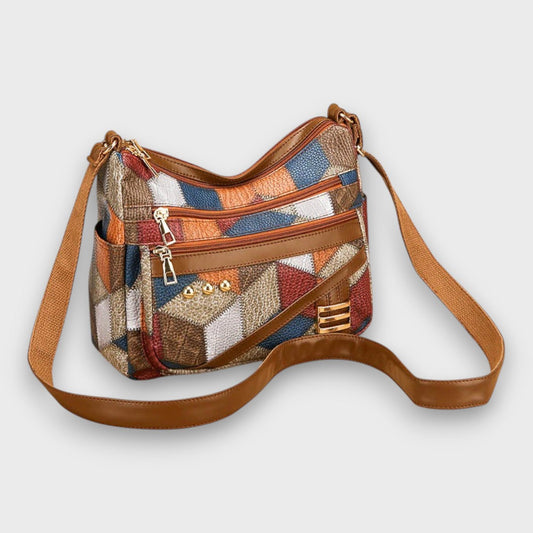 SOLARA PATCHWORK SHOULDER BAG