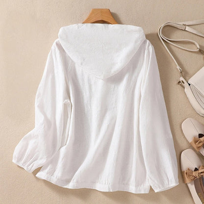 MIRI LINEN HOODIE