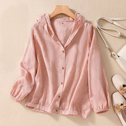 MIRI LINEN HOODIE