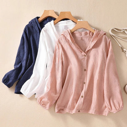 MIRI LINEN HOODIE