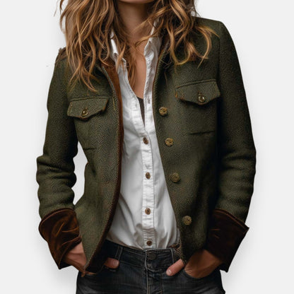 ELARA VELVET TWEED BLAZER