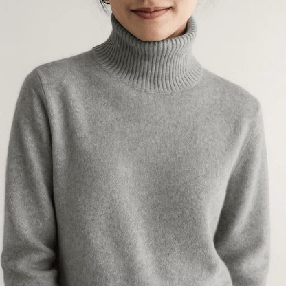 AURORA CASHMERE TURTLENECK SWEATER