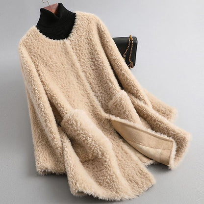 HOLLMERE SHEARLING COAT