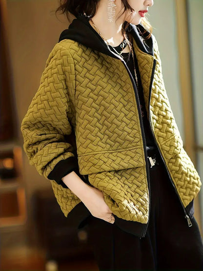 MIRELLE QUILTED HOODIE