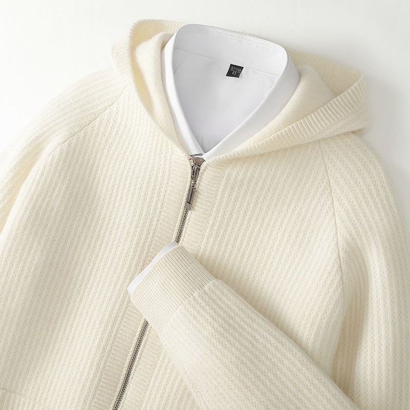 SORRENTO CASHMERE ZIP HOODIE
