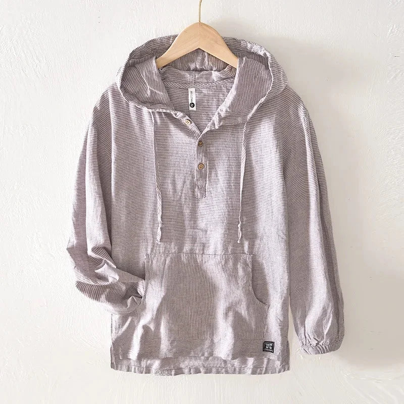 ANDORA LINEN HOODIE