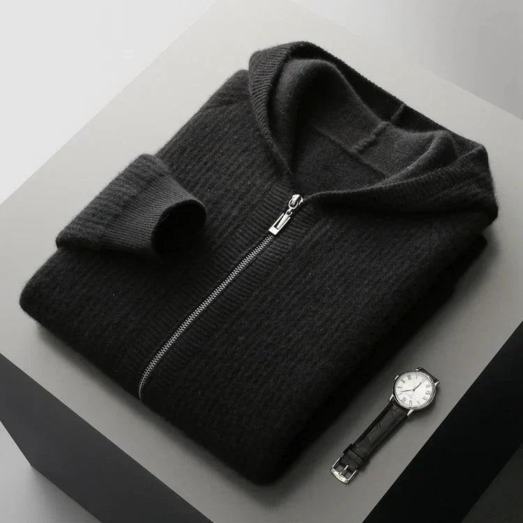 SORRENTO CASHMERE ZIP HOODIE