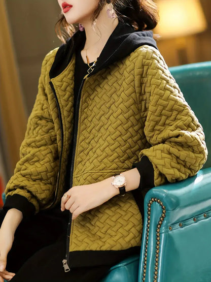MIRELLE QUILTED HOODIE