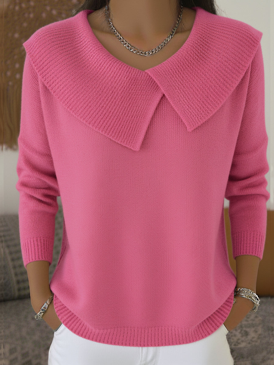 Lucia | Maglia Calda con Colletto Morbido